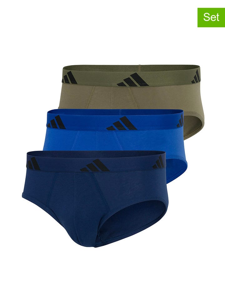

Adidas Комплект из 3 трусов темно-синего/хаки/синего цвета