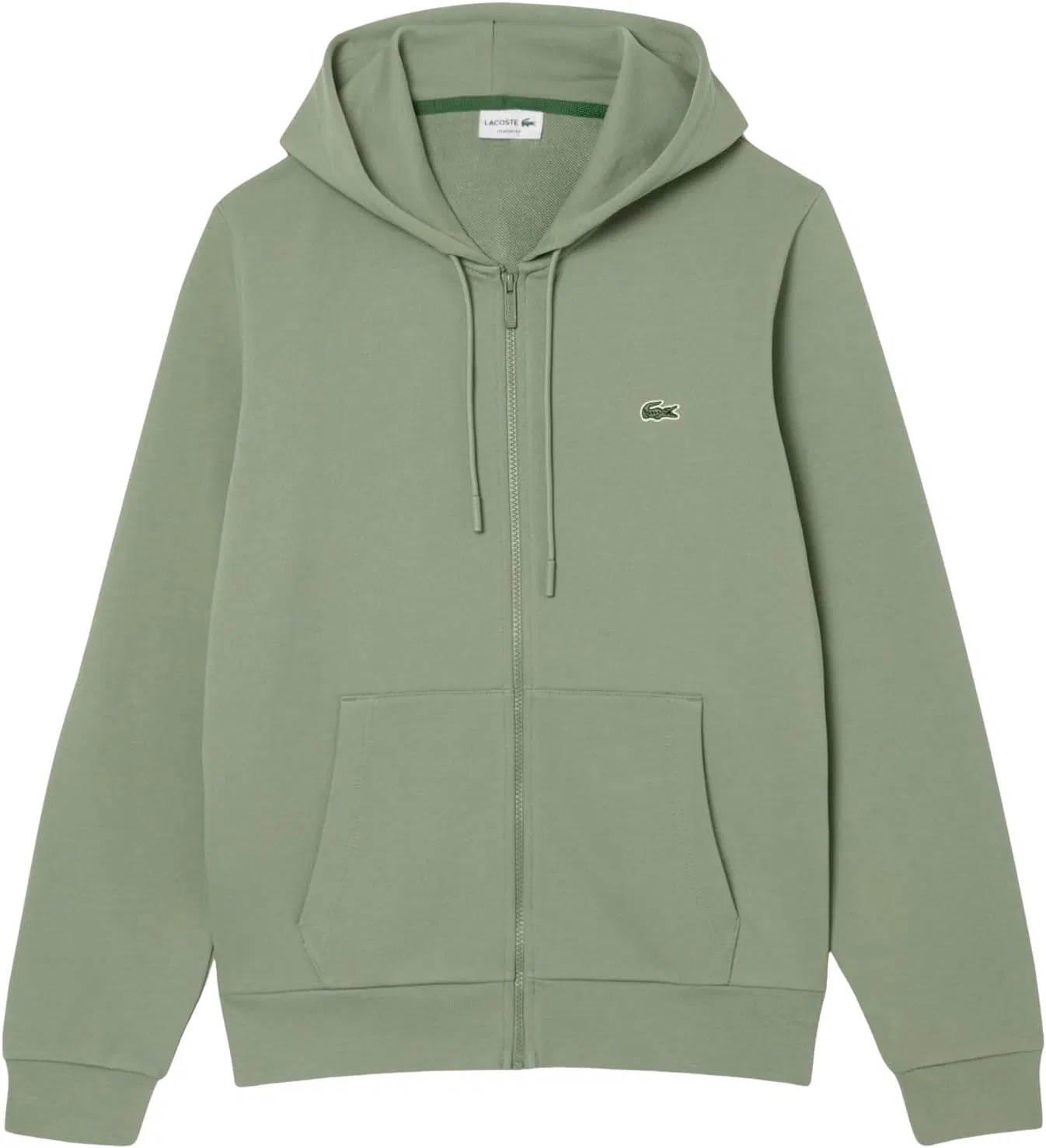 Толстовка на молнии Lacoste, цвет Thyme