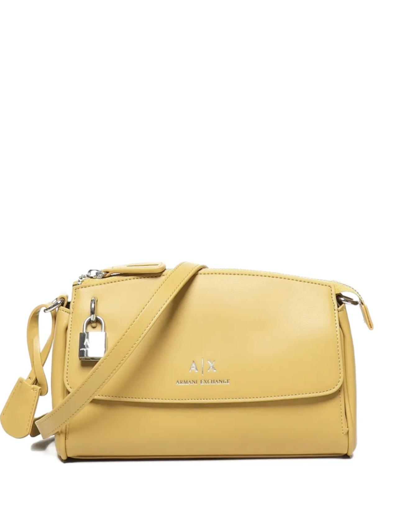 

Сумка Armani Exchange маленькая с замком на плечо, желтый