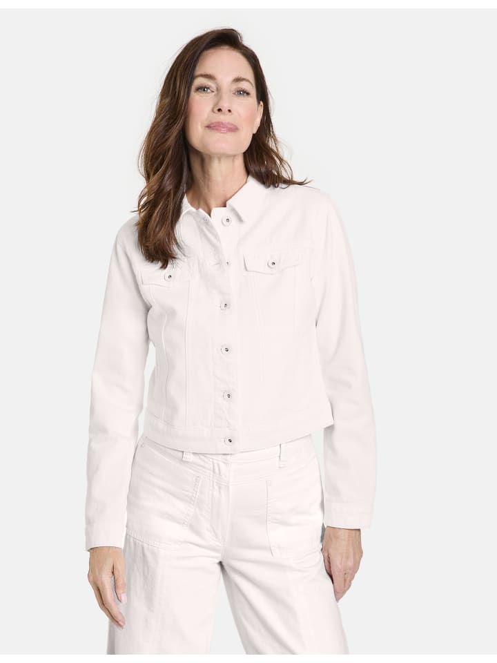 

Джинсовая куртка Gerry Weber, цвет off/white