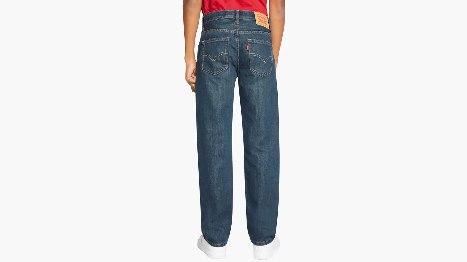 Джинсы 505 стандартного кроя, размеры для мальчиков 8-20 лет Levi's, Dark Wash — фото 2