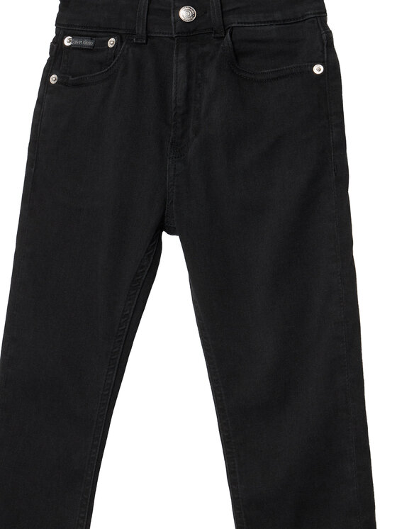 Джинсы straight fit Essential IB0IB02549 Calvin Klein Jeans, черный — фото 3