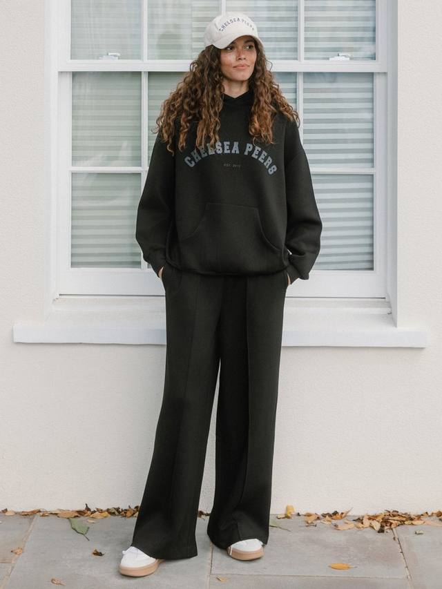 

Скуба джоггеры с прямыми штанинами Chelsea Peers, Black