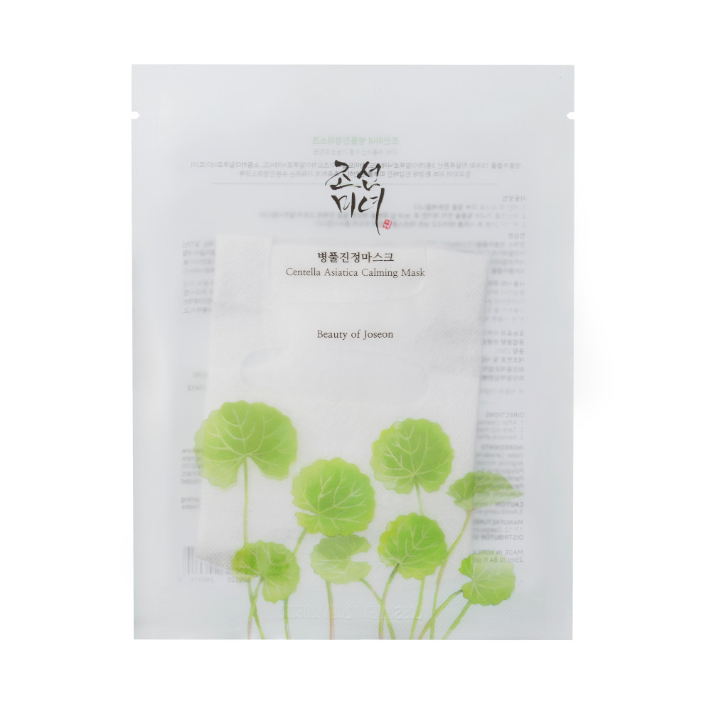 

Успокаивающая тканевая маска centella asiatica calming mask Beauty Of Joseon, 25 мл