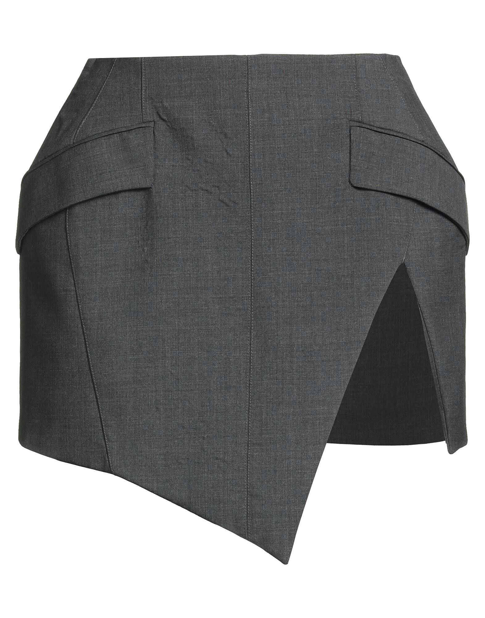 

Мини-юбка Mugler, угольно-серый