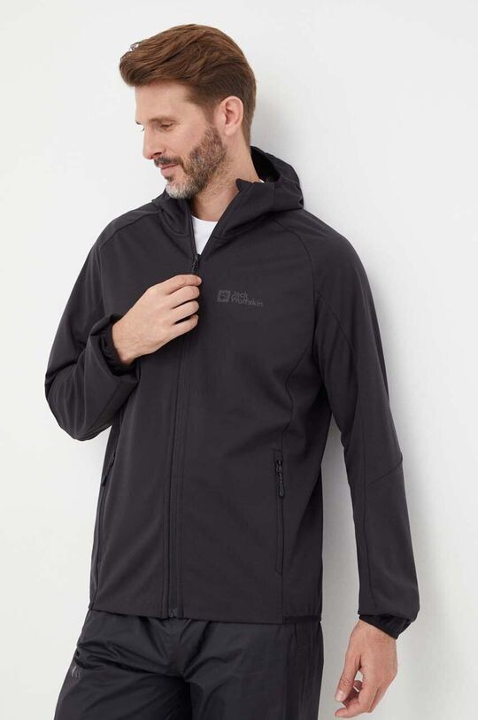 

Куртка Feldberg Hoody для отдыха на открытом воздухе Jack Wolfskin, черный