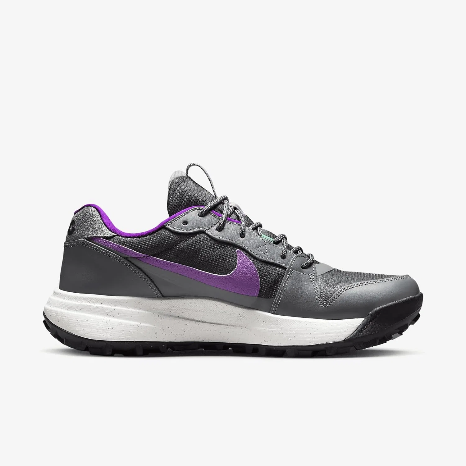 Кроссовки Nike ACG Lowcate, цвет Smoke Grey/Vivid Purple/Phantom/Dark Smoke Grey — фото 4