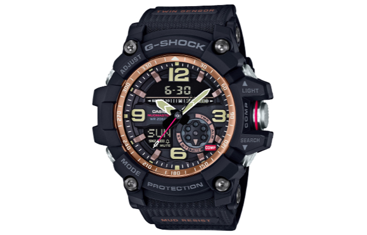 

G SHOCK Land Collection Кварцевые часы Мужские часы Черный циферблат GG 1000RG 1A CASIO