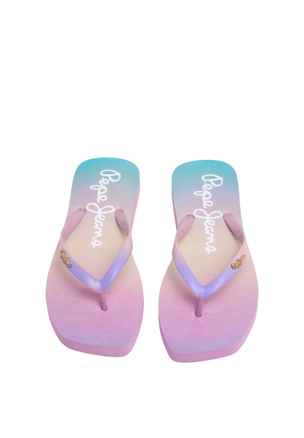 Сандалии с Т-образной застежкой Pool shoes Pepe Jeans, фиолетовый — фото 3