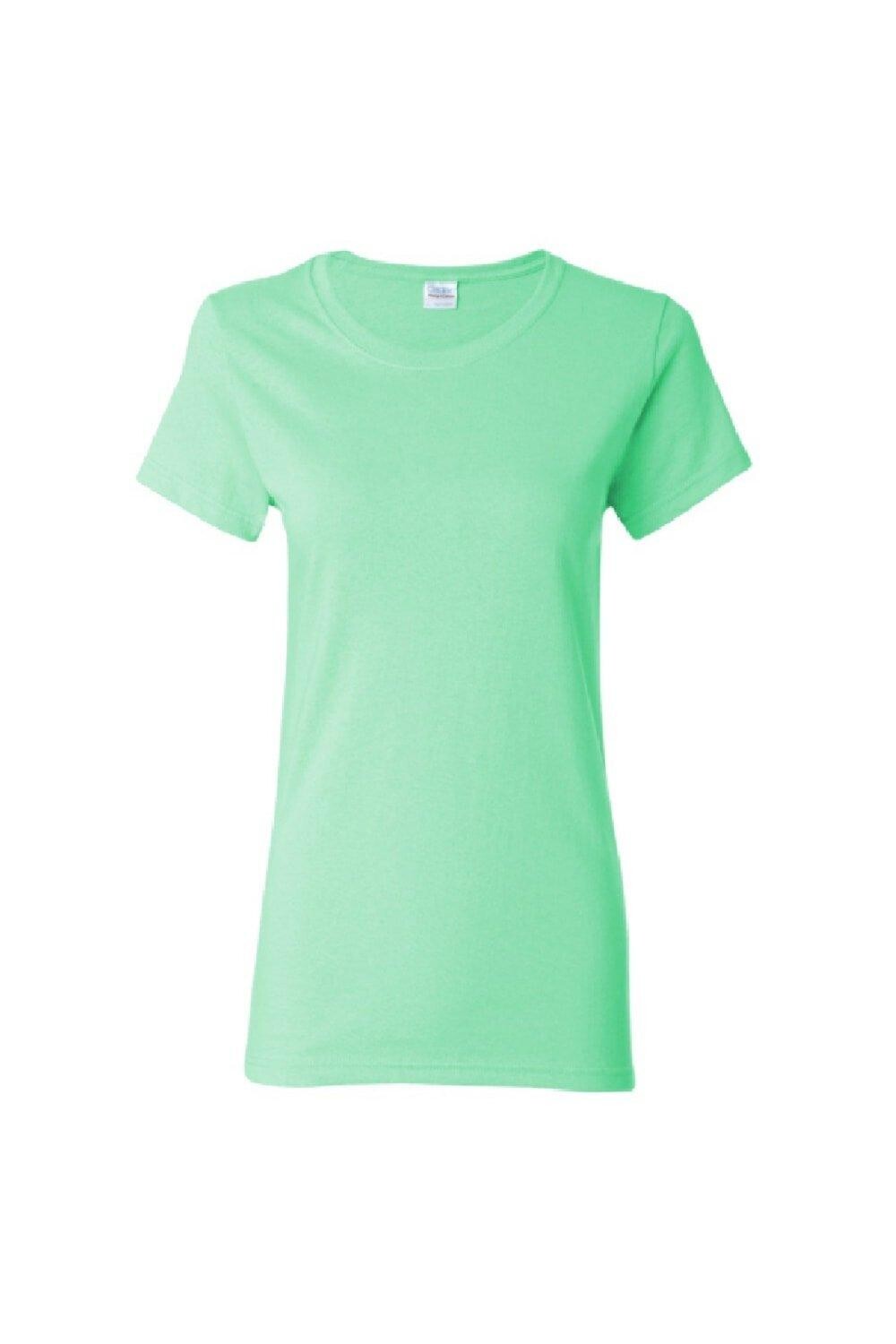 

Футболка Missy Fit из плотного хлопка с короткими рукавами Gildan, зеленый