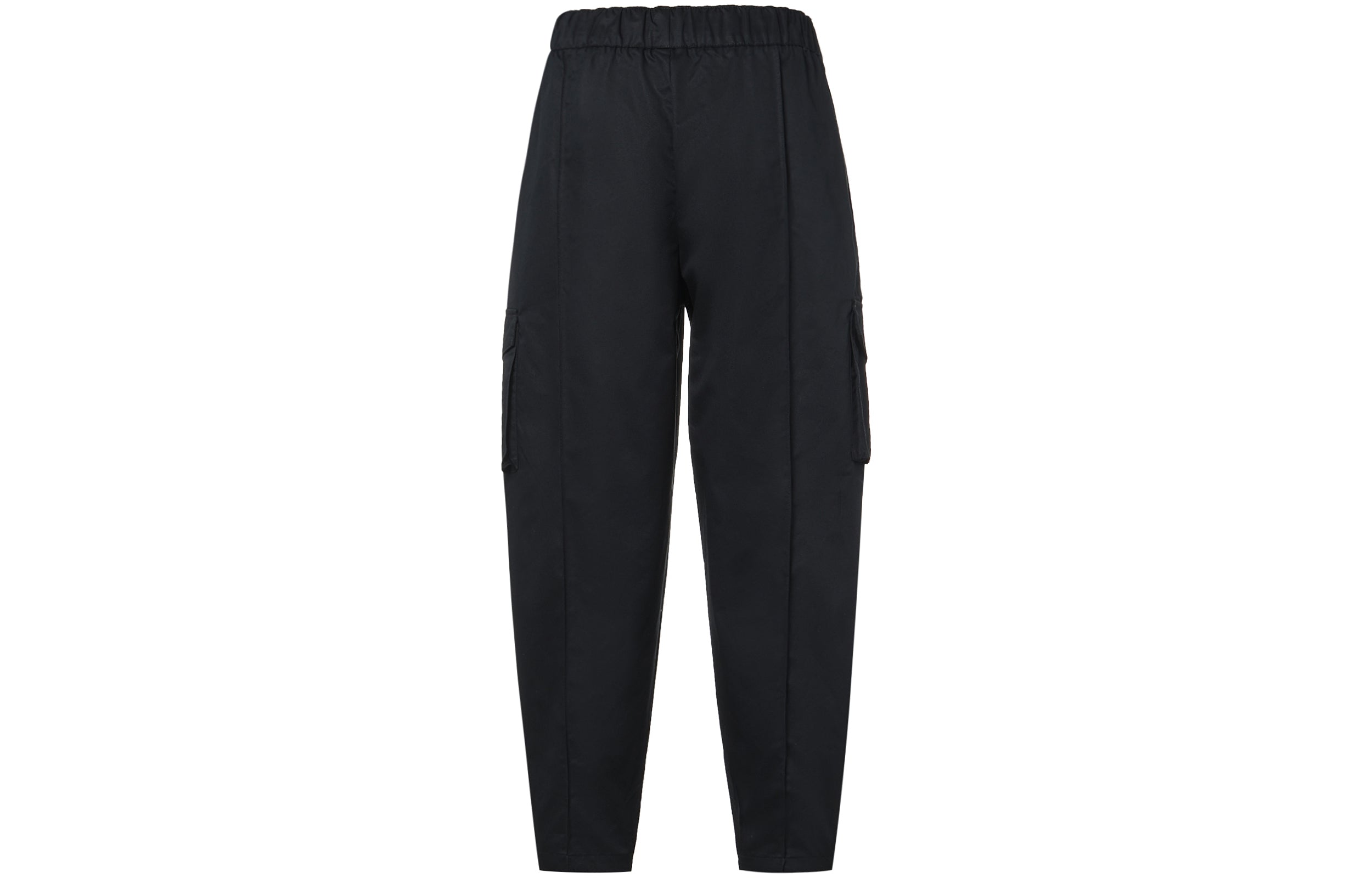 Спортивные брюки (WMNS) Nike Logo Solid Color Woven Sports Pants/Trousers/Joggers Autumn Black DD5984-010 — фото 2