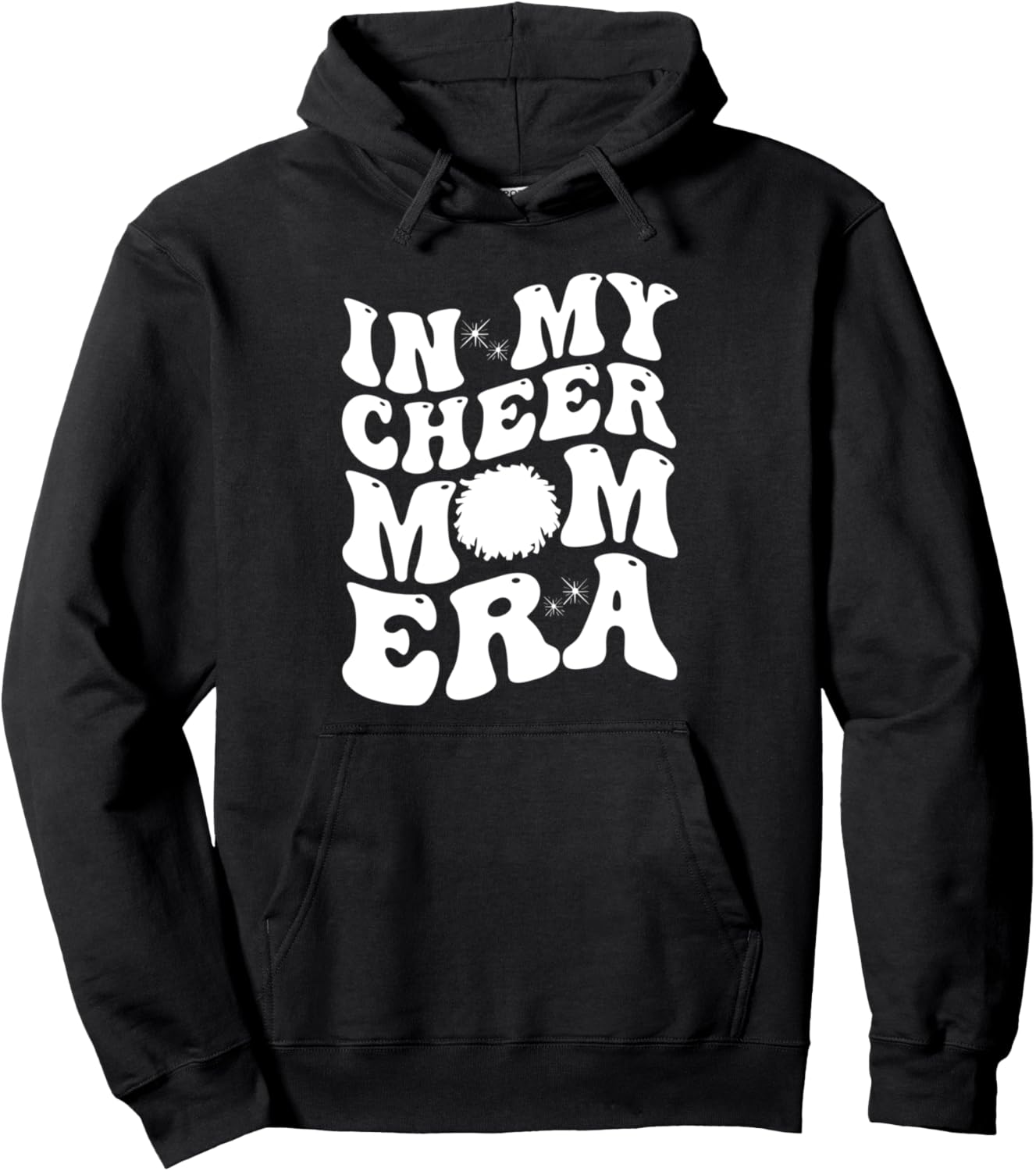 

Худи My Cheer Mom Era Cheer, черная Cheerleading & Cheerleader Gift