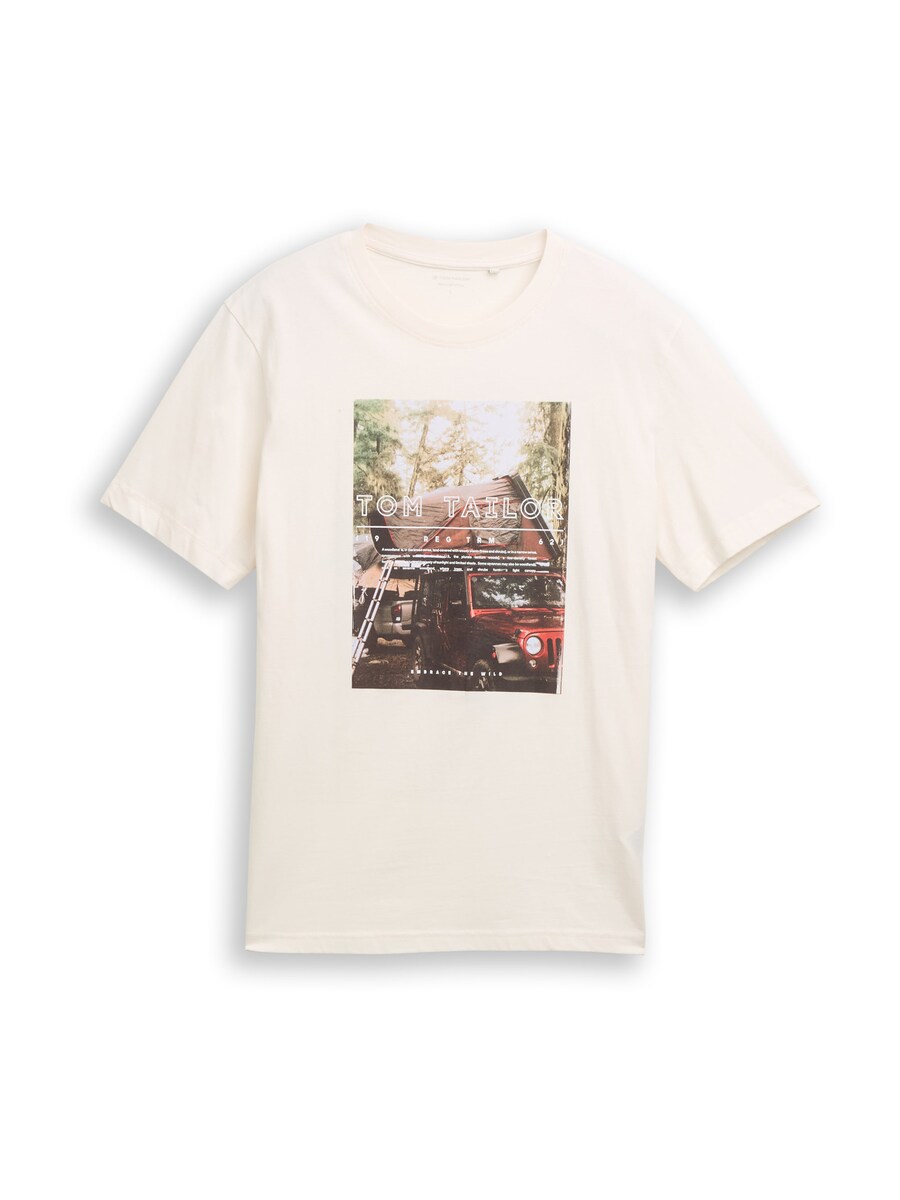 

Футболка TOM TAILOR, natural white