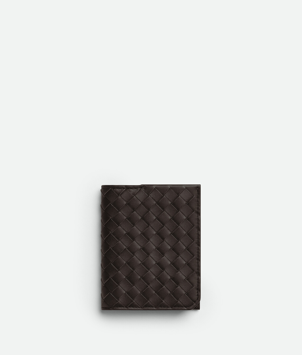 

футляр для визиток Intrecciato piccolo с клапаном Bottega Veneta, карамельный