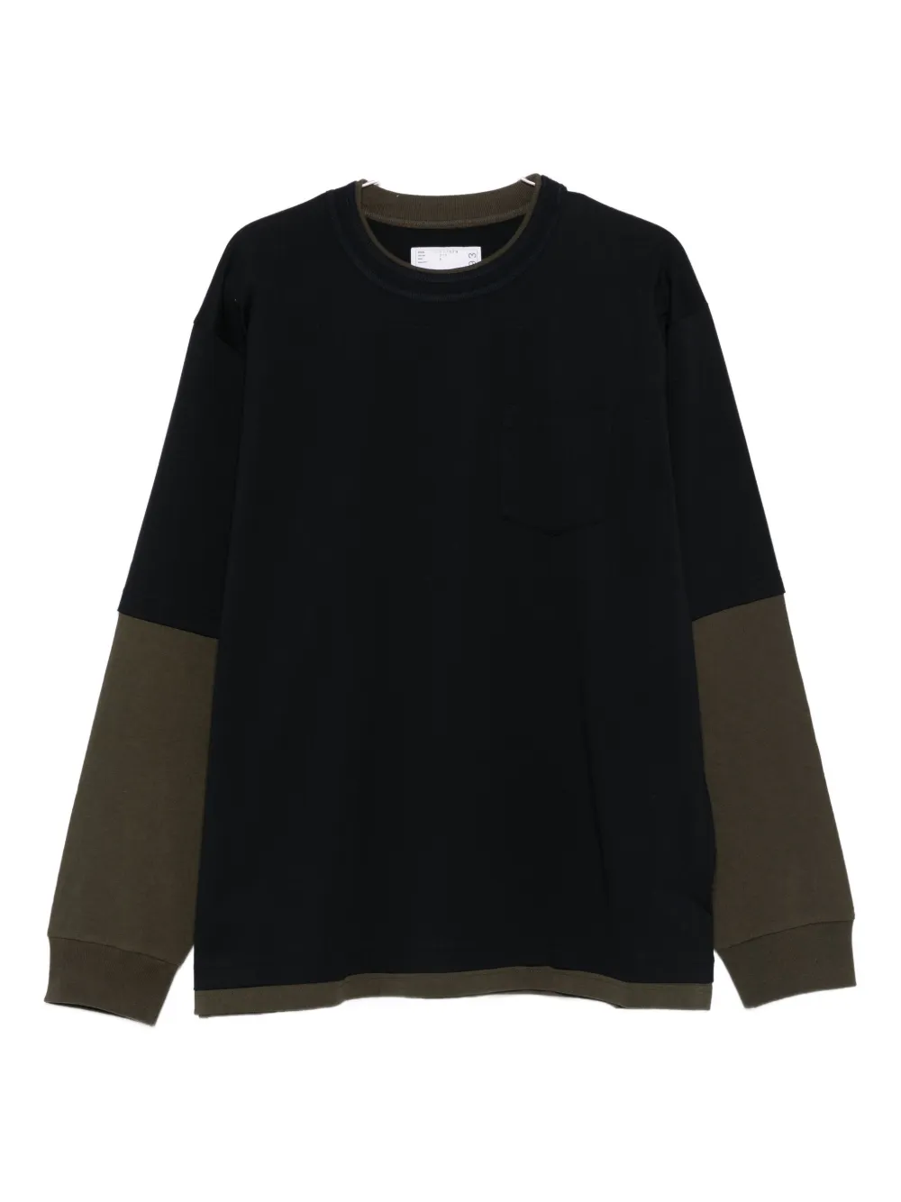 

Футболка в двух цветах SACAI, черный