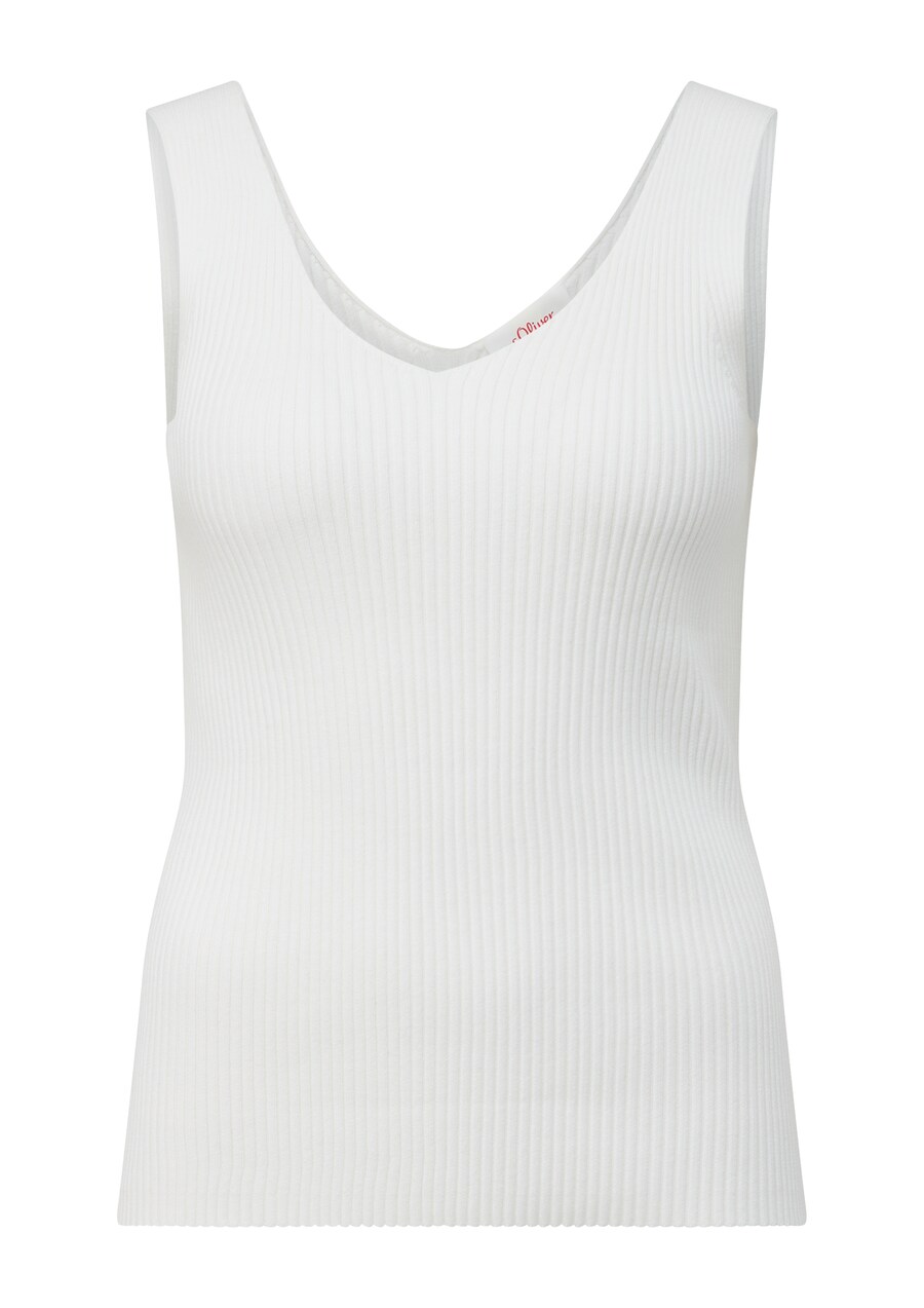 

Вязаный топ s.Oliver, White