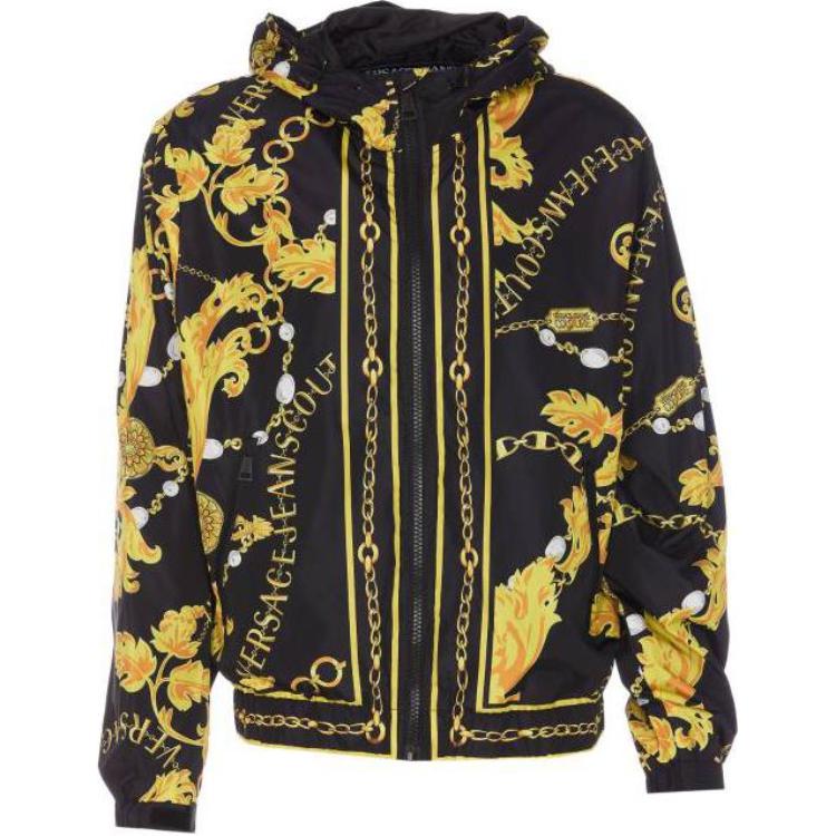 

VERSACE JEANS COUTURE Куртка мужская черная, Black