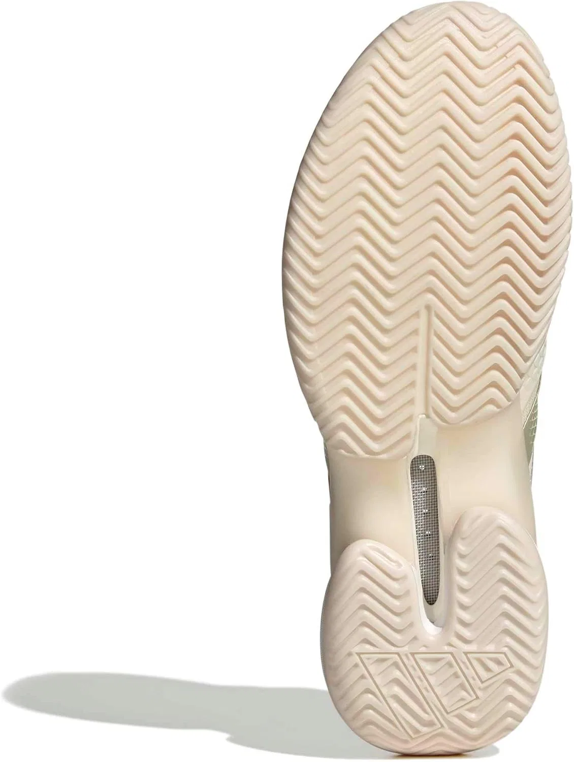 Кроссовки теннисные adidas Barricade 14, Chalk White/Ice Gold Metallic/Legend Ink — фото 3