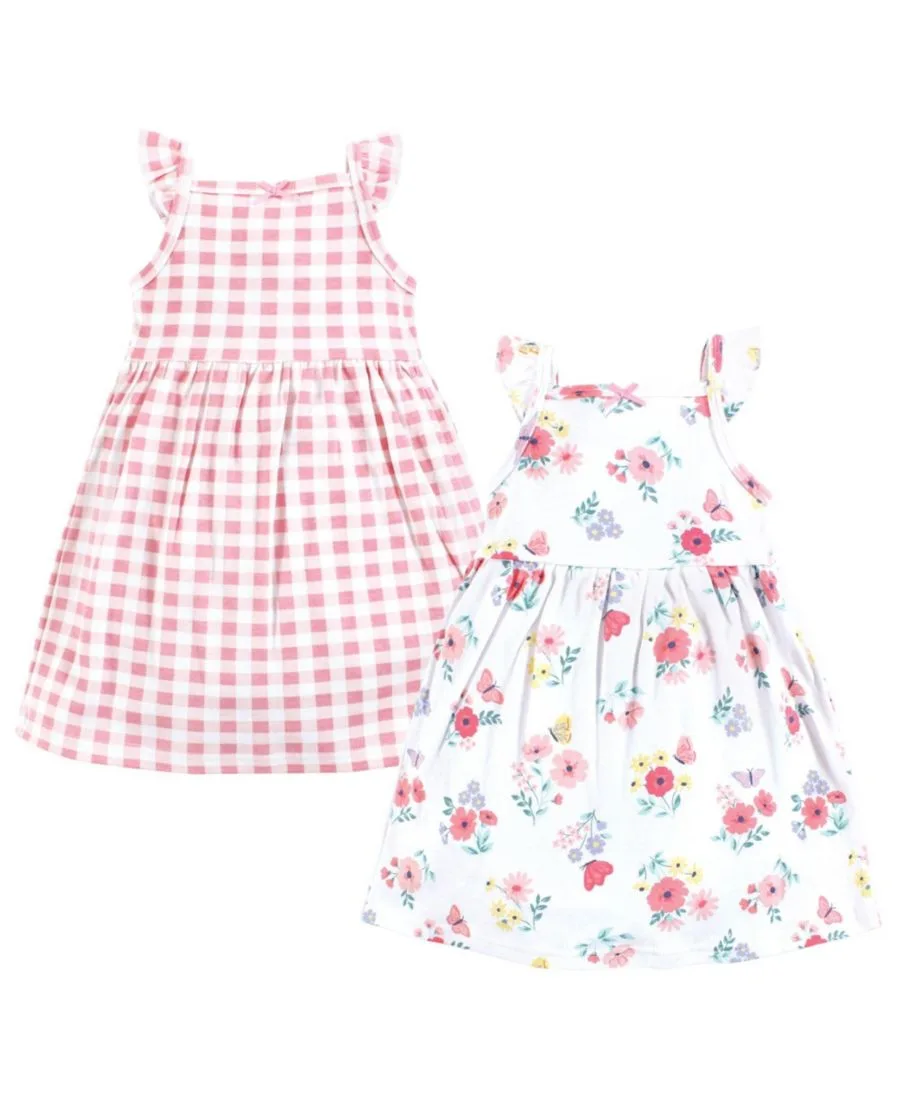 Комплект из 2 платьев без рукавов Hudson Baby, Butterfly Floral