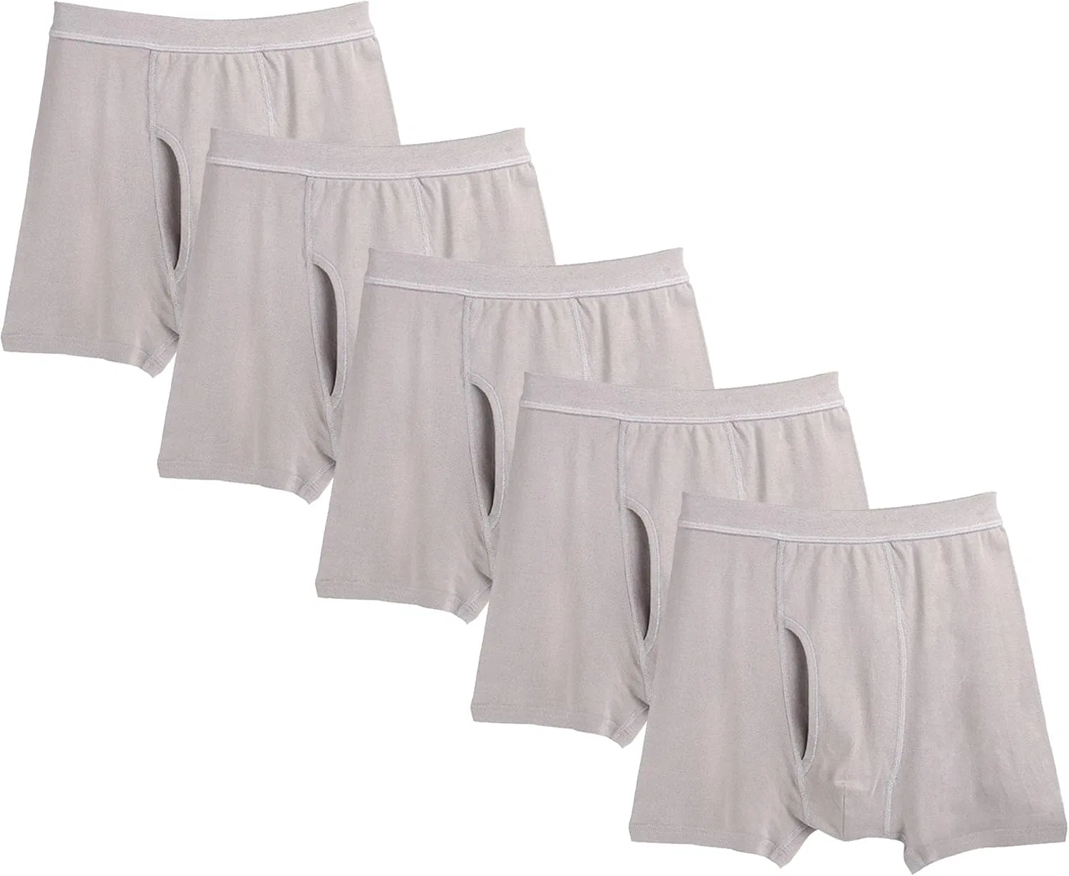 Боксеры хлопковые Silver Grey-5pc