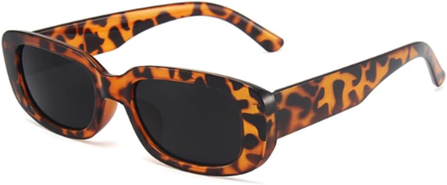 

Солнцезащитные очки в тонкой прямоугольной оправе для женщин и мужчин, разноцветные, с защитой от солнца, для вождения и отдыха на открытом воздухе Weloveushop, Leopard Print Gray Flakes