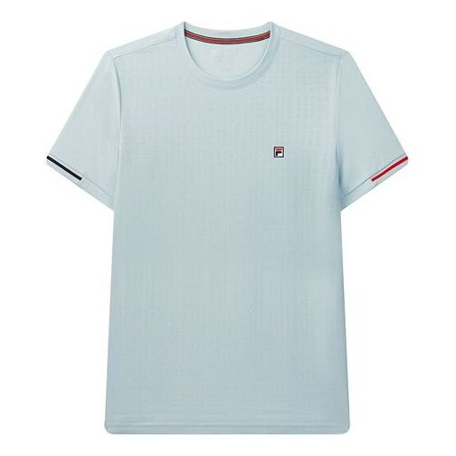 

Футболка small logo jacquard short sleeve blue Fila, синий