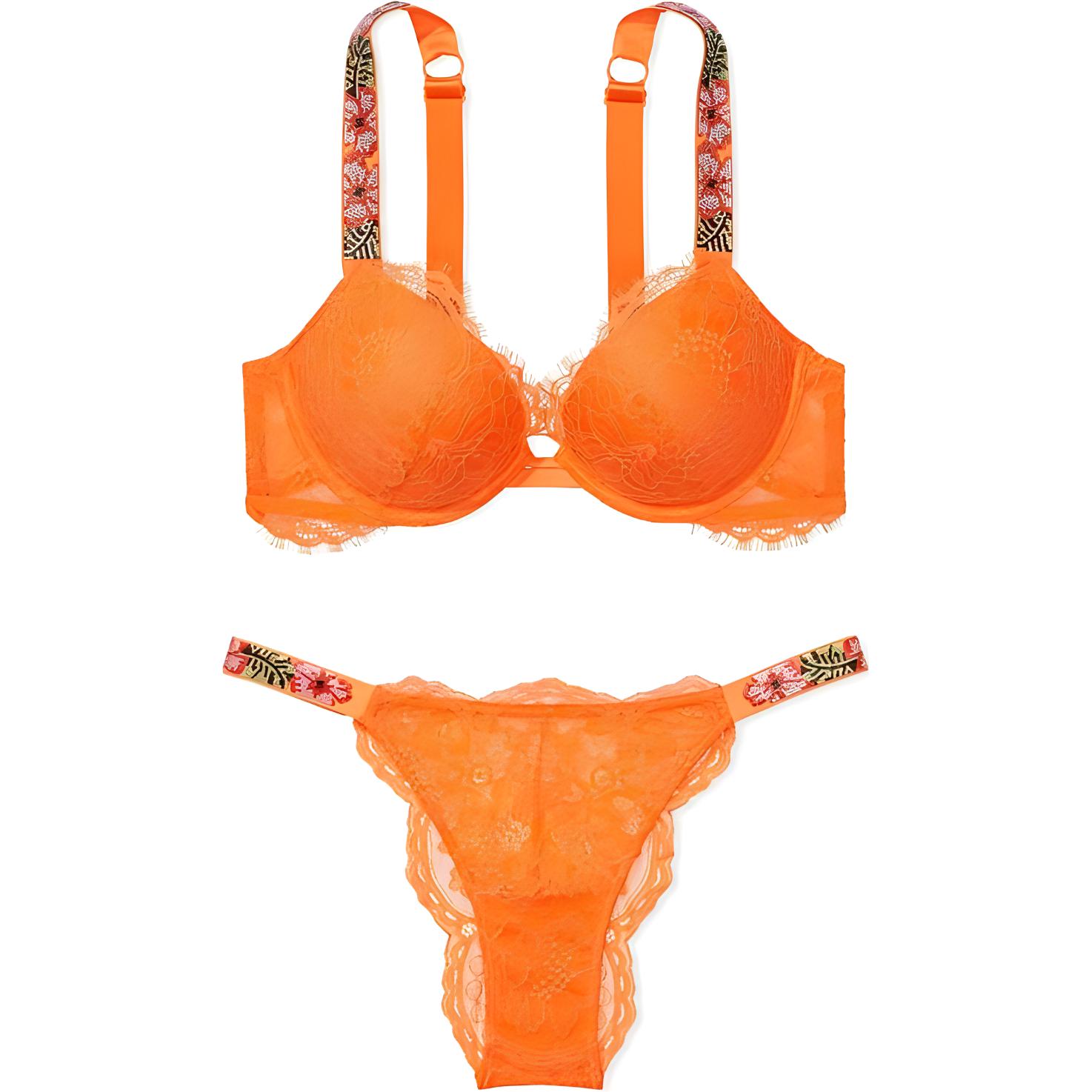 

Victoria's Secret Женский комплект нижнего белья оранжевый