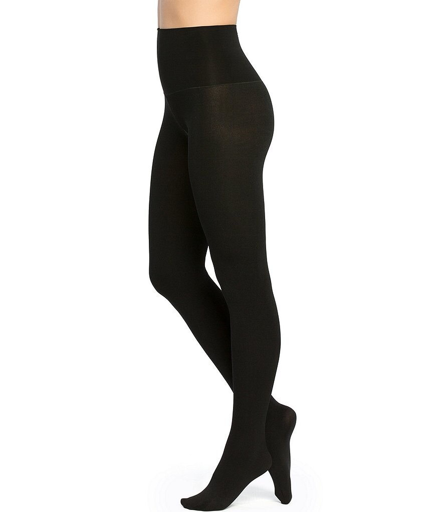 

Плюшевые колготки Spanx для коррекции живота, черный