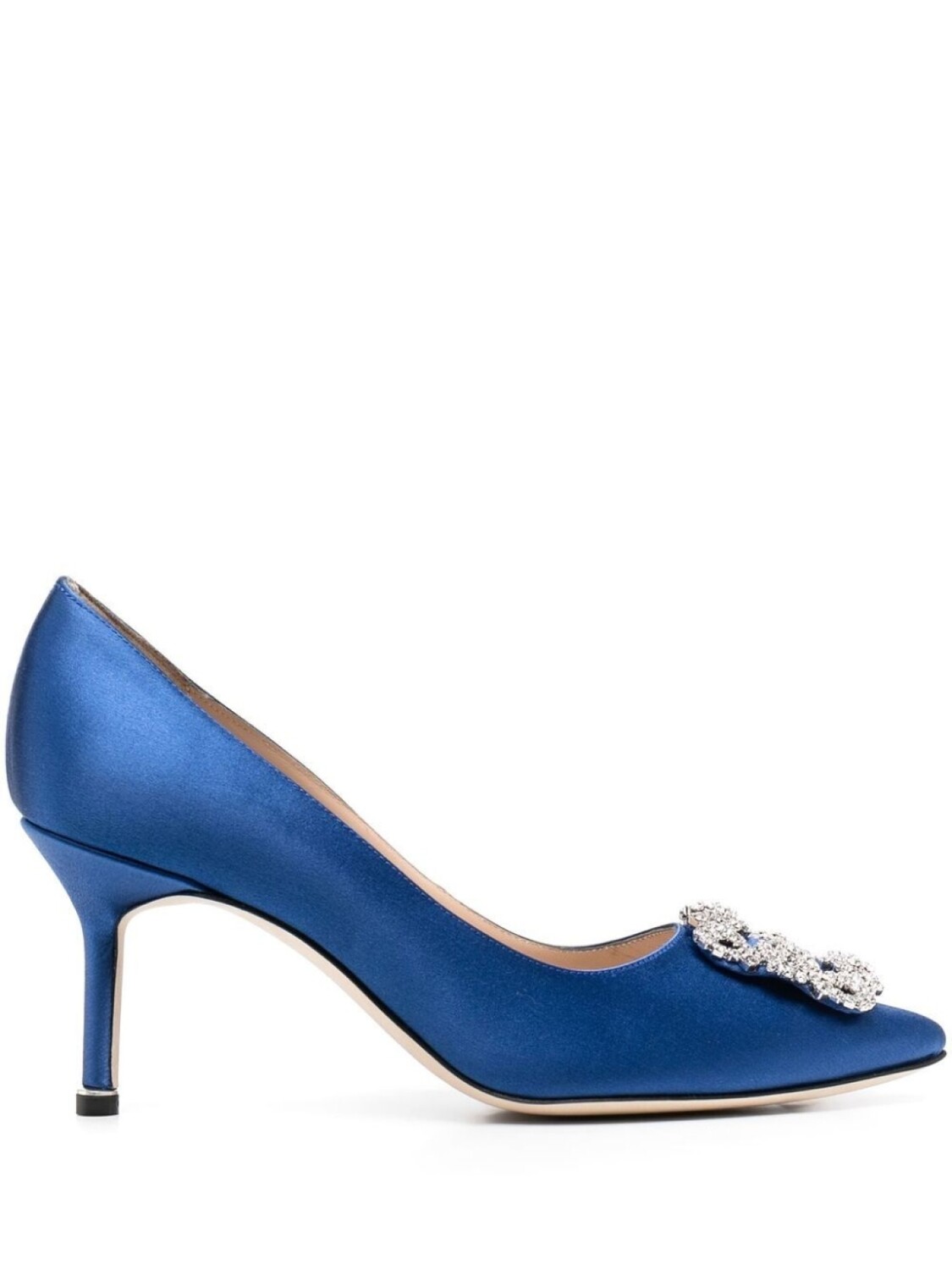 

Manolo Blahnik туфли-лодочки Hangisi 60 с кристаллами, синий