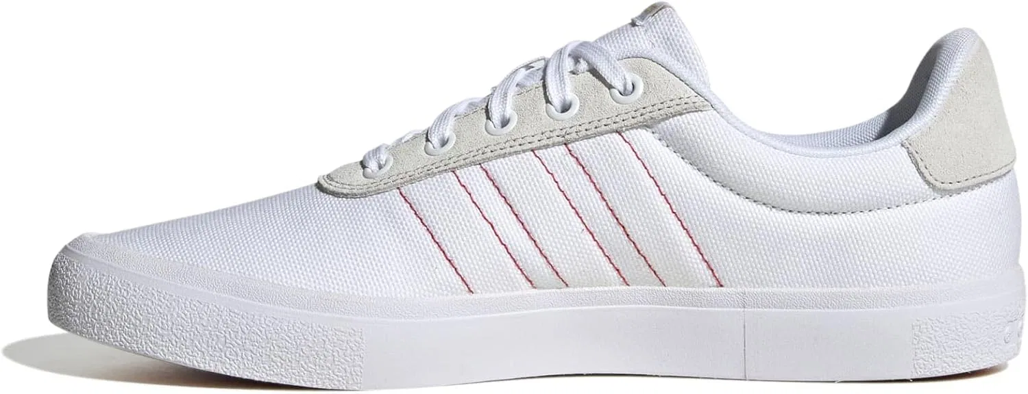 Женские низкие кроссовки Adidas Vulcraid3r (не для футбола), Cloud White Scarlet Matte Gold