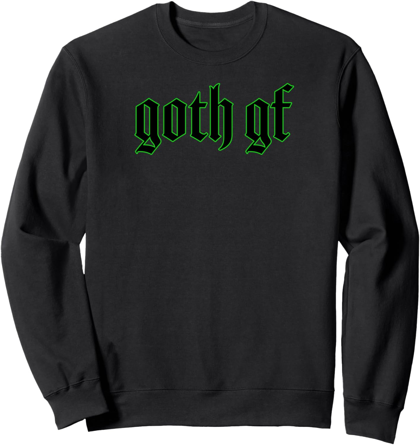

Goth GF - Толстовка для девушки на Хэллоуин с отвратительным зомби-ужасным рисунком, черный