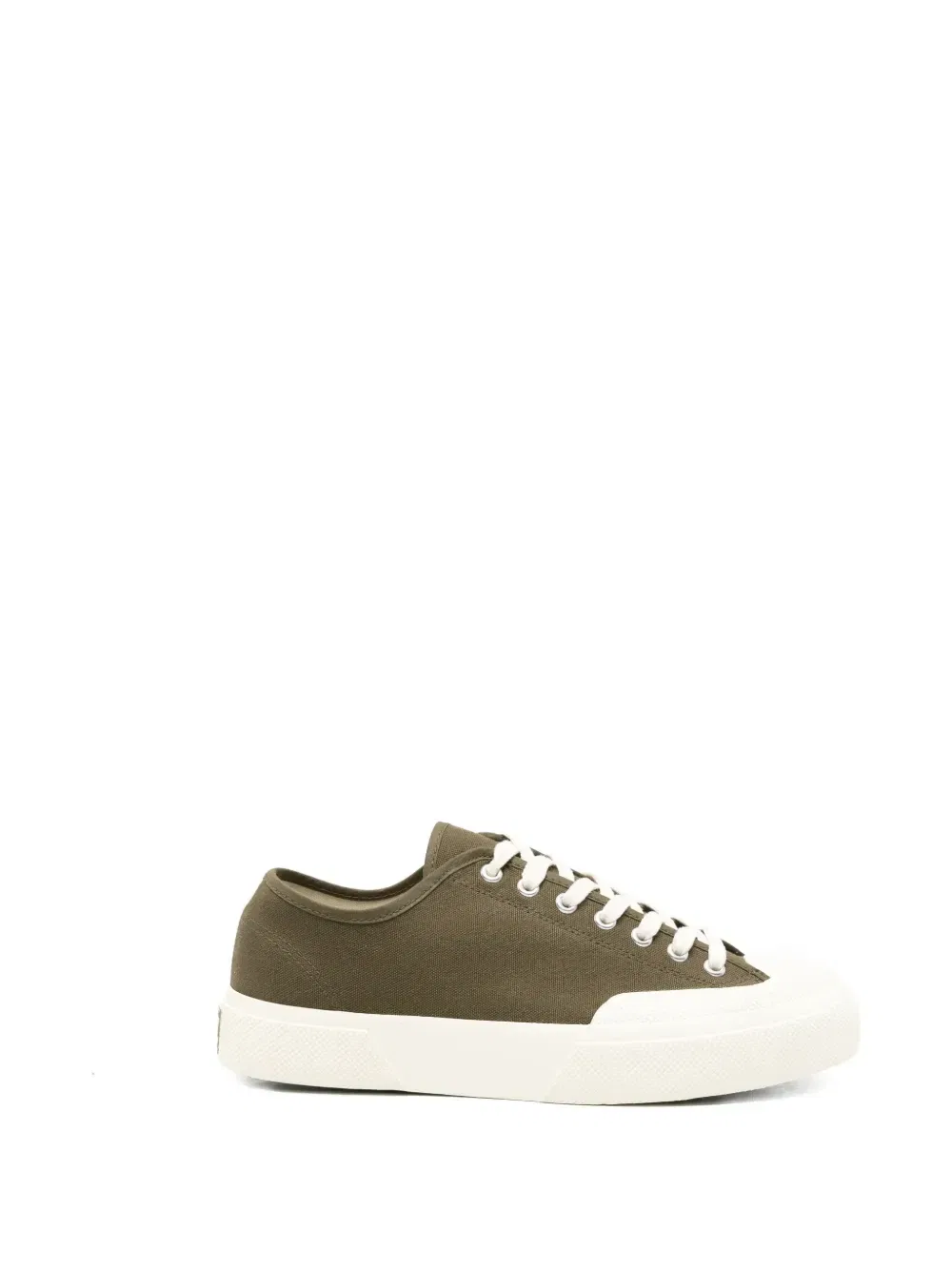 Канвасовые кеды на шнуровке Superga, зеленый