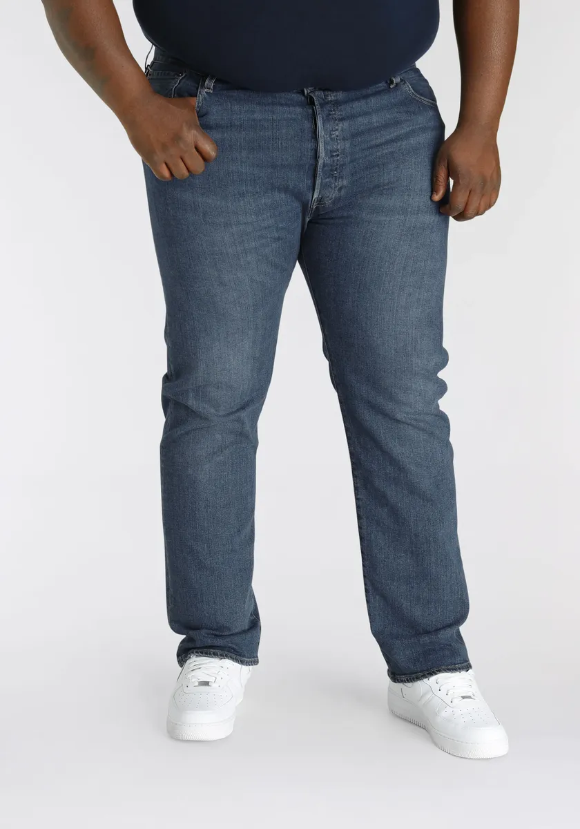 

Прямые джинсы Levi's Plus "501 LEVI'SORIGINAL B&T", цвет Medium Indigo Stonewash