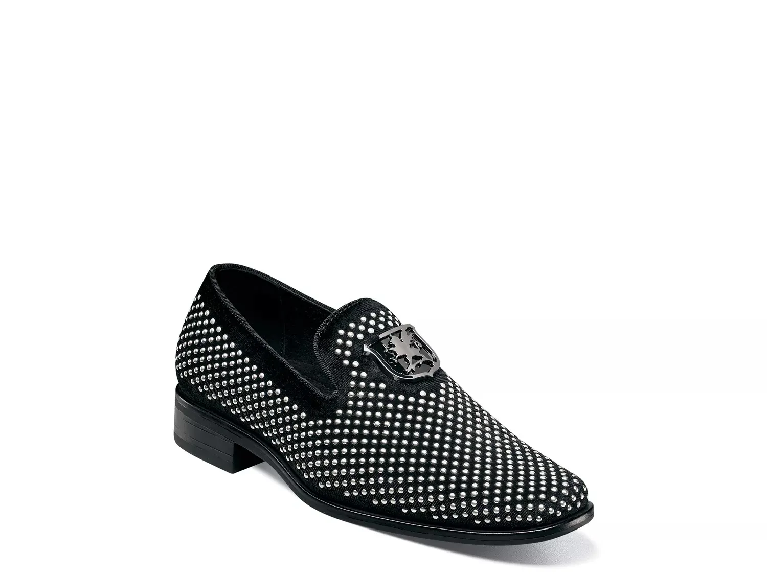 

Туфли Stacy Adams Swagger Slip-On — детские, черный/серебристый металлик