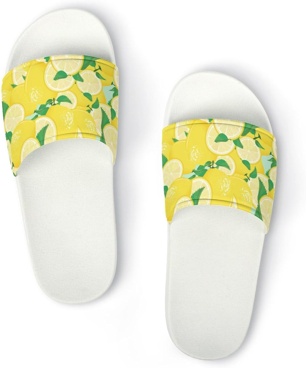 

Вьетнамки для душа Jeireumteor Sushi, мягкие, противоскользящие, для использования в помещении, с открытым носком, сандалии для женщин и мужчин, Fruit Lemons