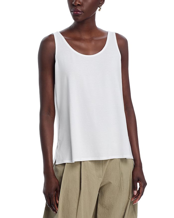 

Майка с круглым вырезом Eileen Fisher, белый