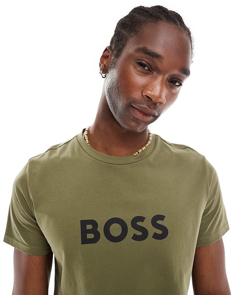 

BOSS – Beach – футболка цвета хаки