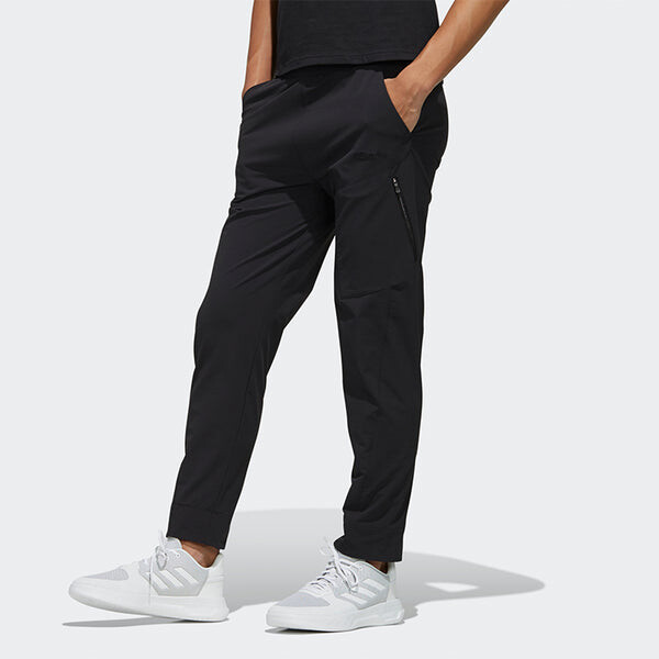 Спортивные штаны adidas neo M Cs Ftm Wvn Tp Straight Woven Slim Fit Training Sports Pants Black, черный — фото 3