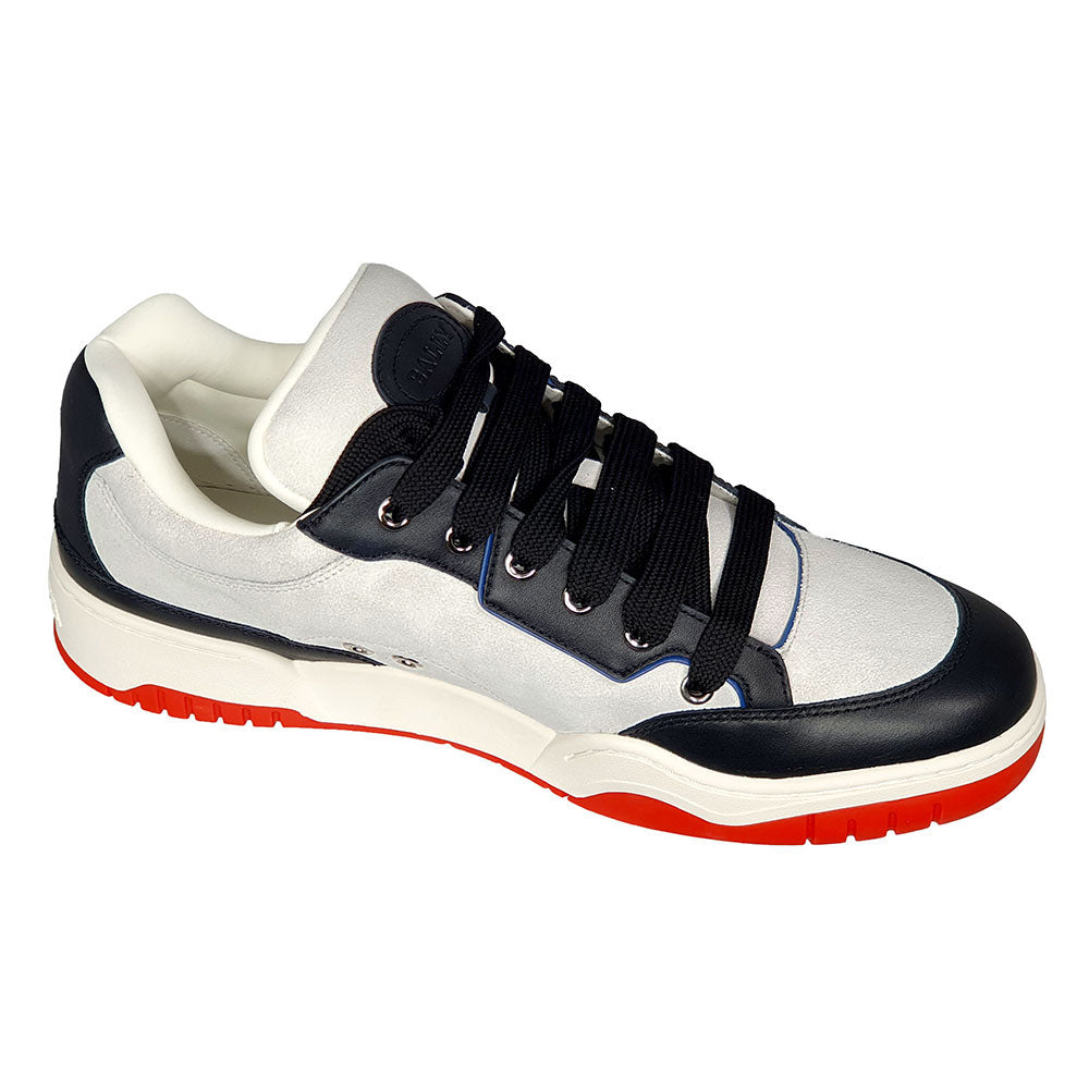 

Мужские кроссовки Bally Kiro 6303812 из телячьей кожи черного и белого цвета