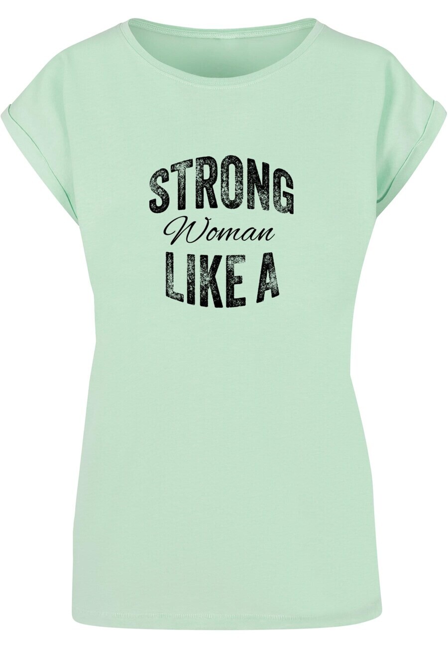 

Футболка Merchcode Shirt WD - Strong Like A Woman, мятный