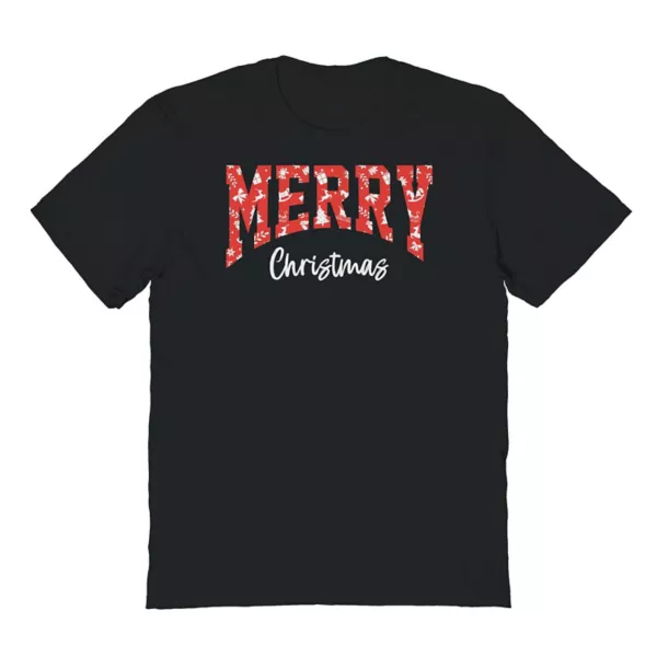 

Мужская футболка с новогодним принтом "Merry Christmas" Licensed Character, черный