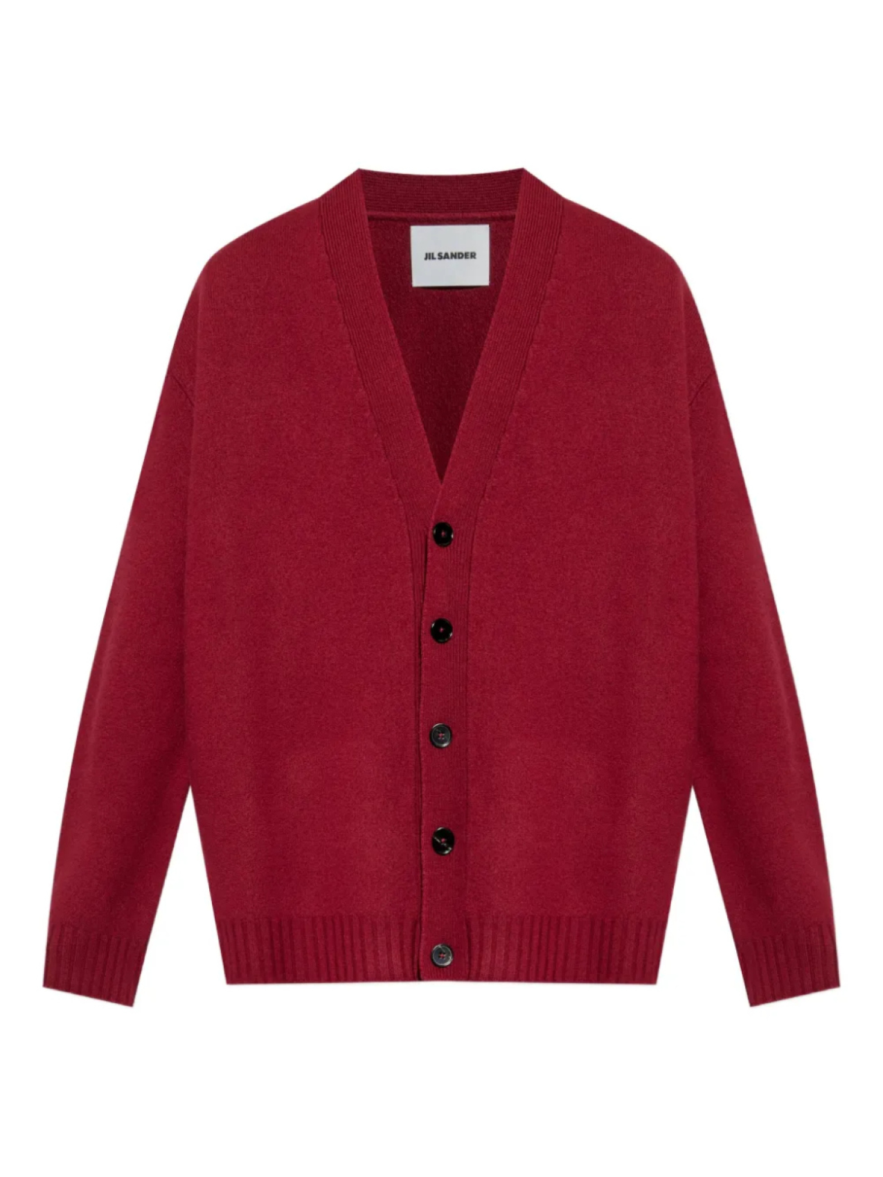 

Шерстяной кардиган Jil Sander, красный
