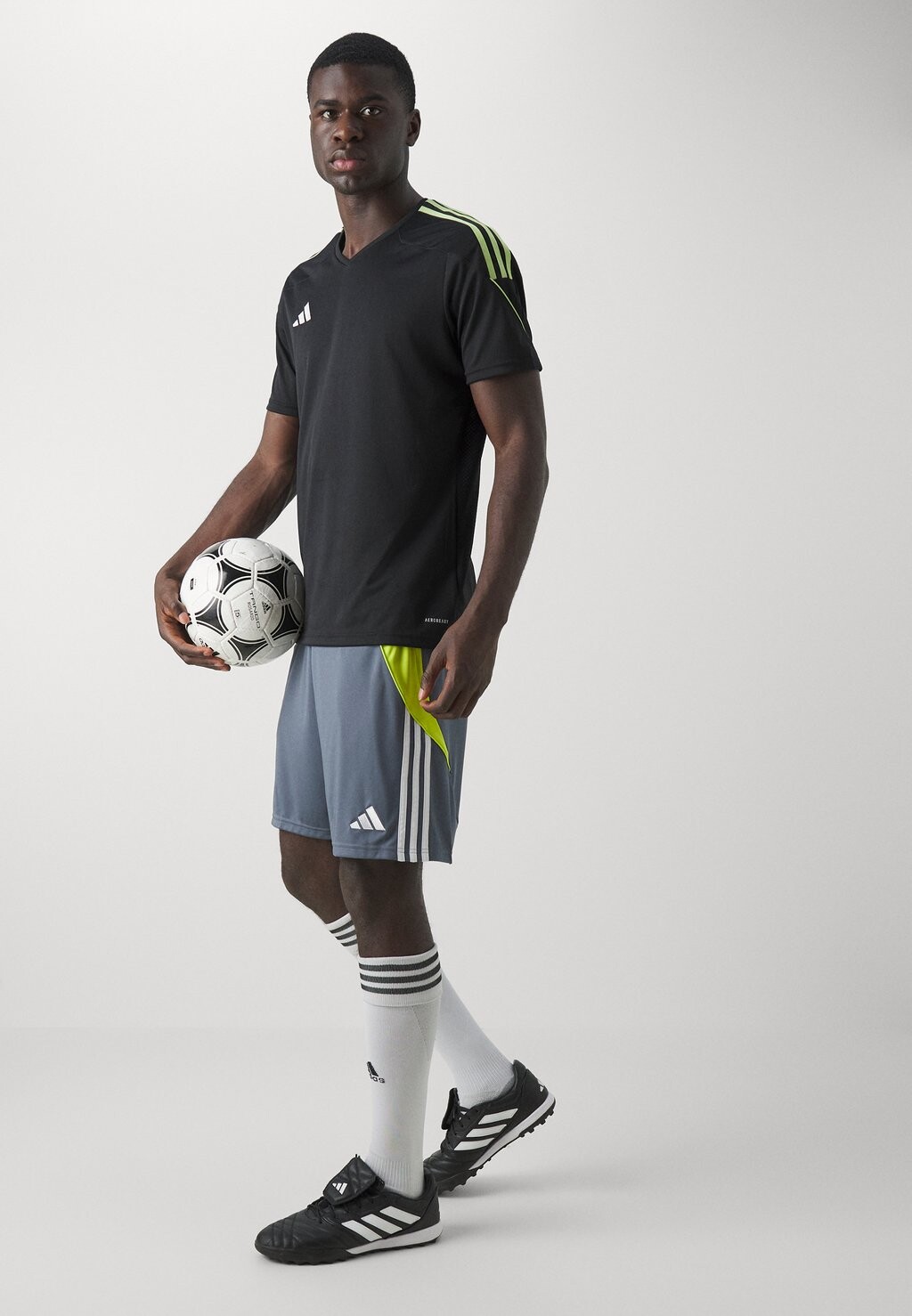 Спортивные шорты TIRO TRAINING SHORT adidas Performance, цвет team onix/semi solar yellow — фото 4