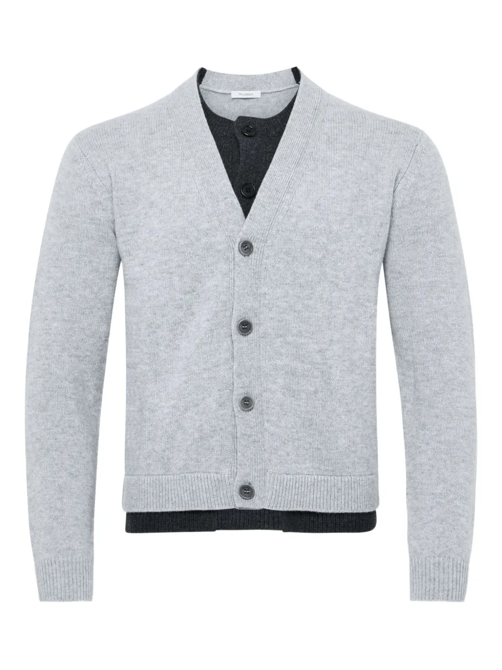 

Многослойный кардиган JW ANDERSON, серый