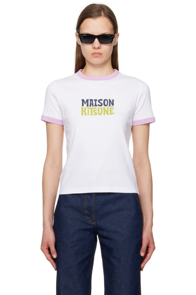 

Футболка клуба серфинга Maison Kitsuné, белый