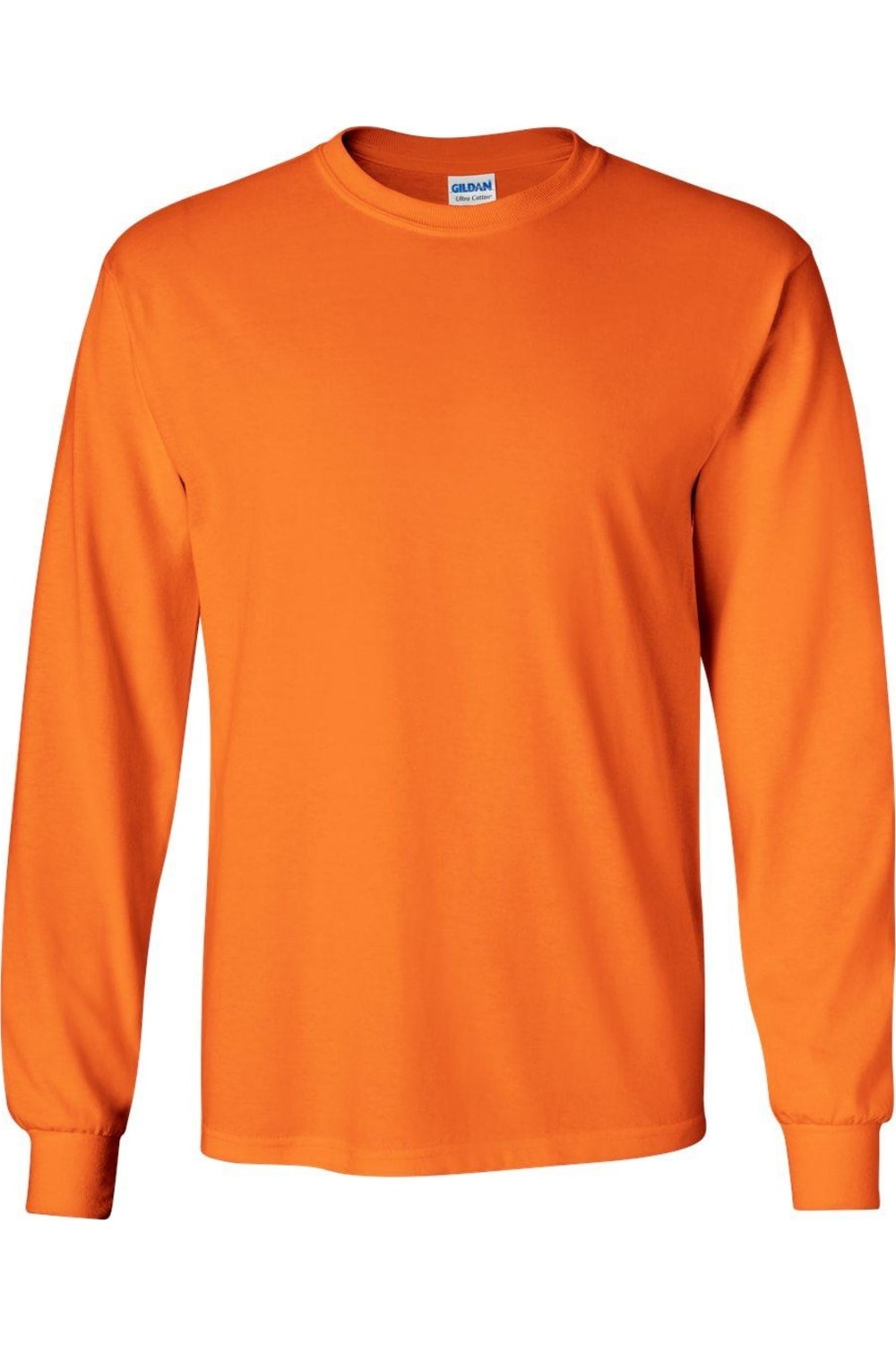 

Футболка с длинным рукавом Gildan Ultra Cotton, цвет safety orange