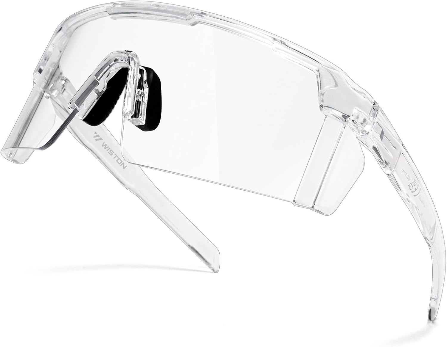 

Солнцезащитные очки WISTON XL Z87 для мужчин и женщин с большой широкой головой, сверхлегкие солнцезащитные очки TR90 с защитой от УФ-излучения UV400, модель Z8224, Clear -Non Polarized