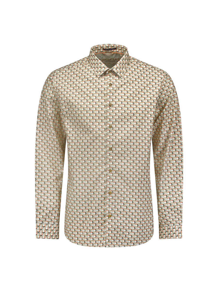 

Рубашка на пуговицах классического кроя No Excess, Mixed colors