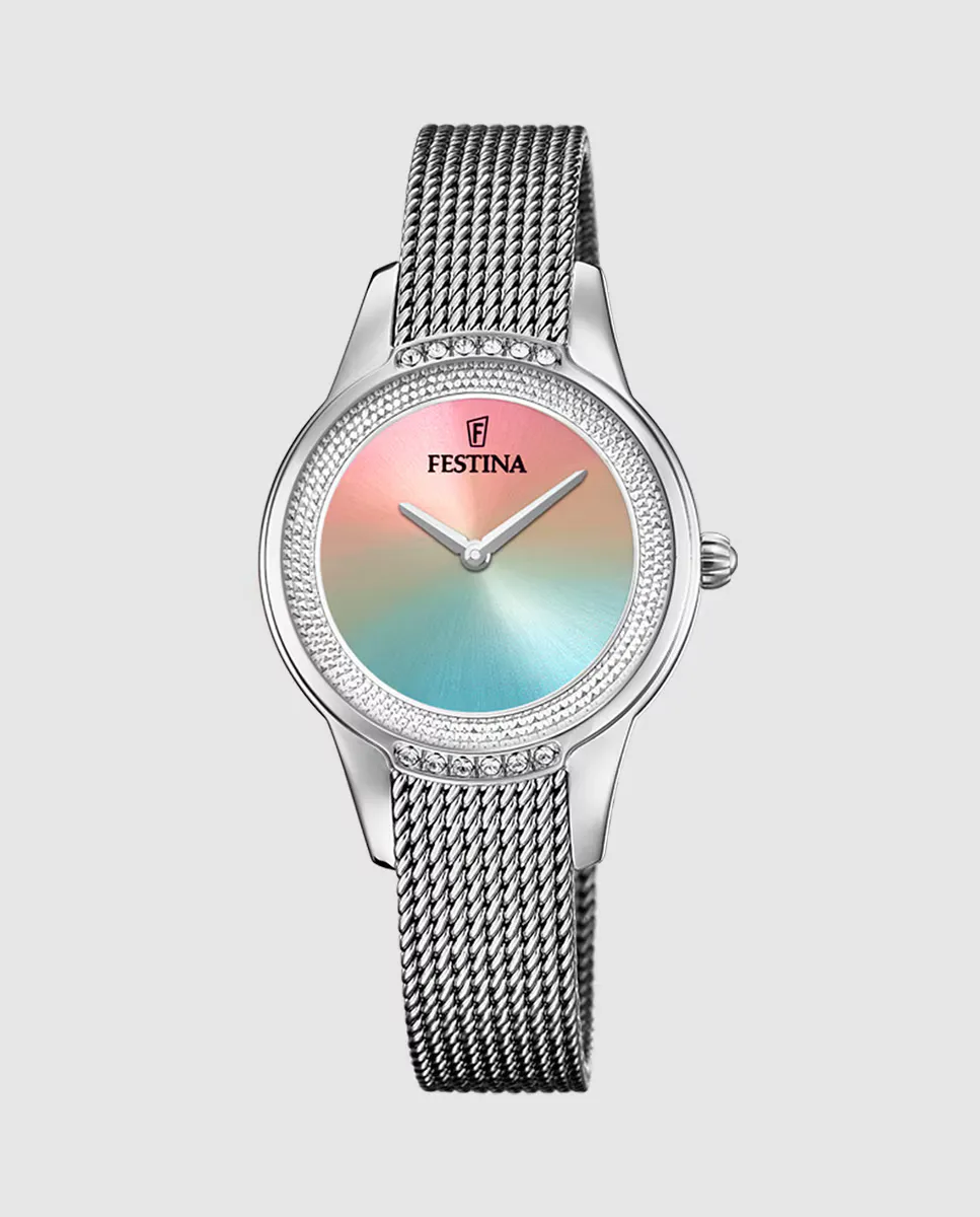 

F20494/9 Женские часы Mademoiselle из серебристой стали Festina, серебряный