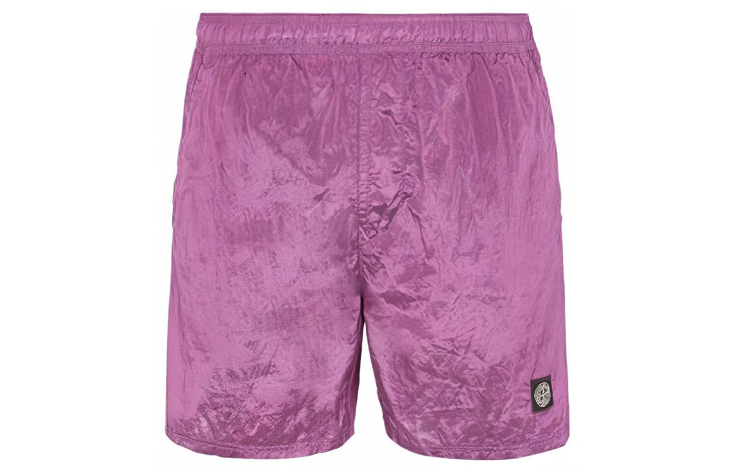 

Повседневные шорты мужские фуксия Stone Island, фуксия